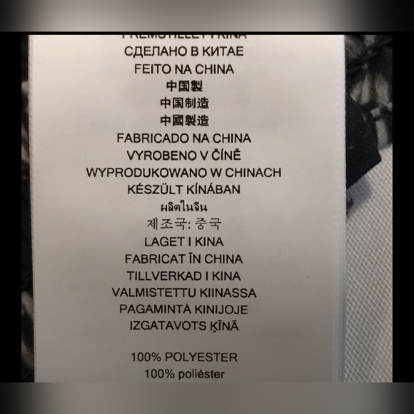 NWOT! MICHAEL KORS BLACK CHAIN PATTERN TOP (S) - Picture 10 of 10